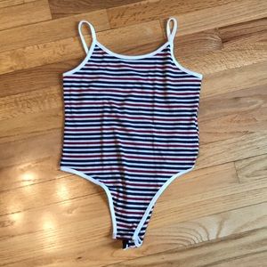 Red White and Blue tank bodysuit
